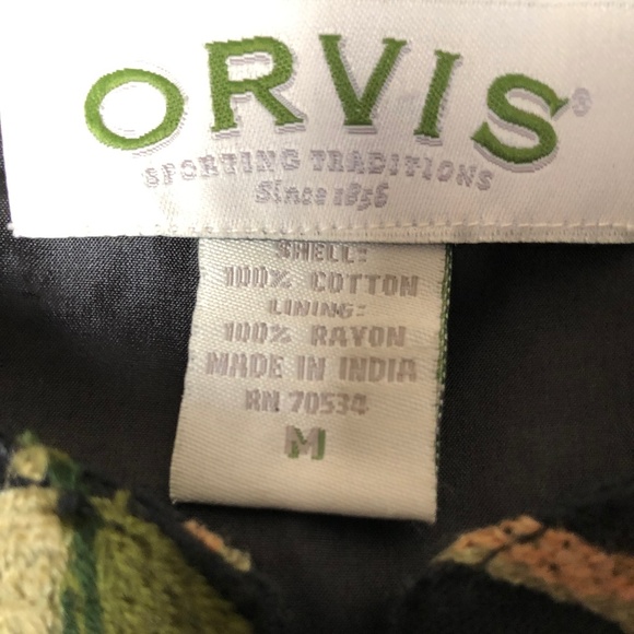ORVIS FLORAL EMBROIDERED  VEST - Picture 6 of 8